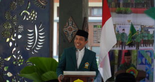 Atus Syahbudin Memberikan Sambutan dan arahan pada Acara Musda VIII LDII Kabupaten Sleman yang digelar di Pendopo Rumah Dinas Bupati Sleman